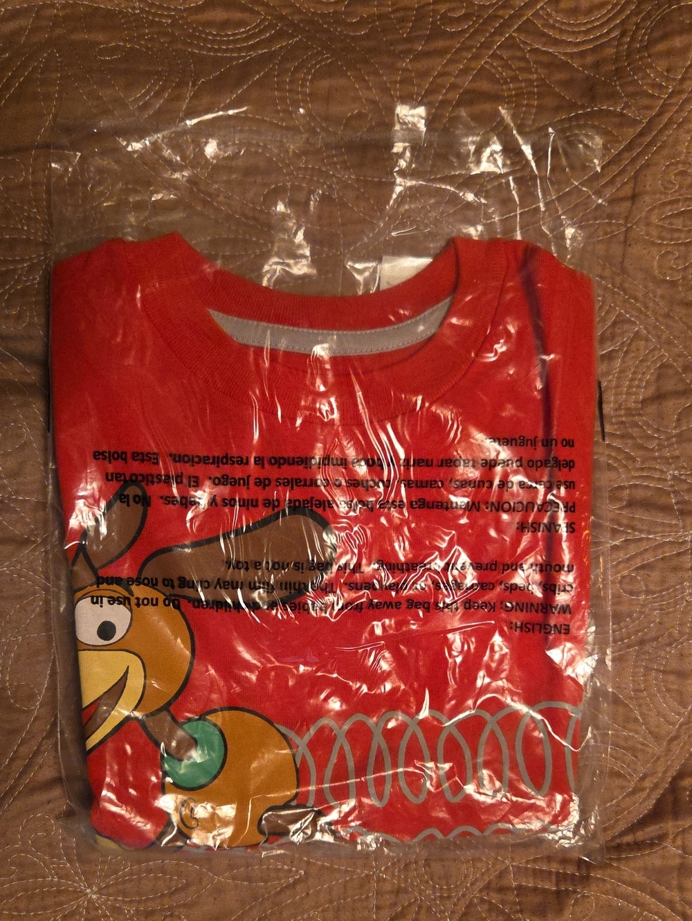 Kids Red Slinky Dog Toy Story Tee Shirt